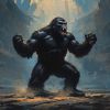 Grand singe noir